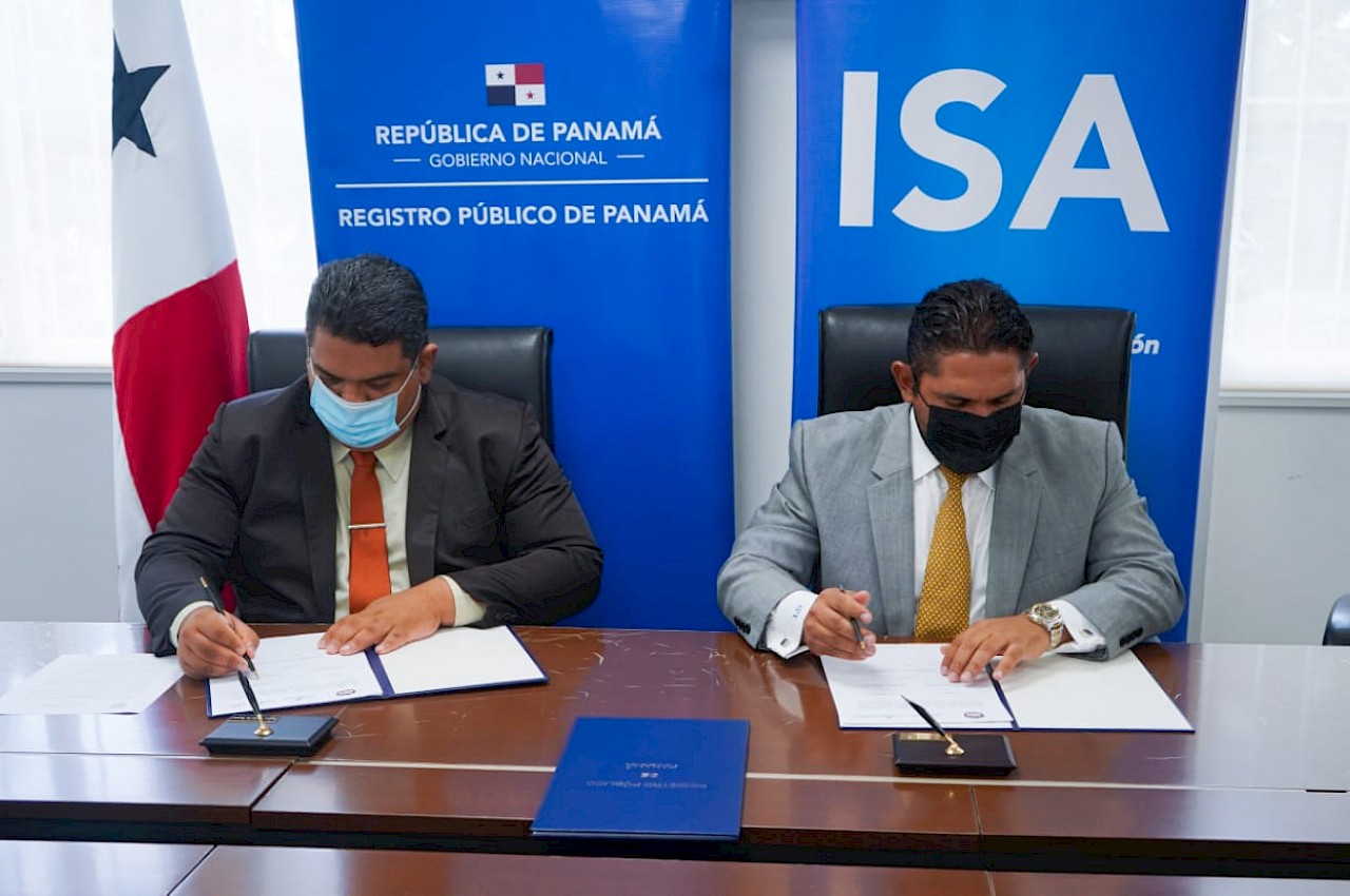 Firma de Convenio ISA y Registro Público.