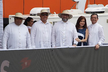 ISA presente en actos protocolares del Día de los Símbolos Patrios.