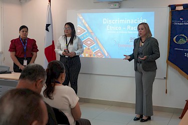 Colaboradores del ISA asisten a jornada de sensibilización sobre la eliminación de la discriminación étnico-racial.