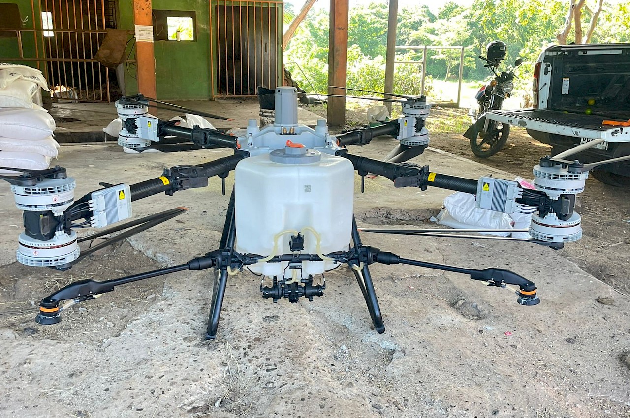 Dron de uso agrícola recibe la cobertura del ISA.